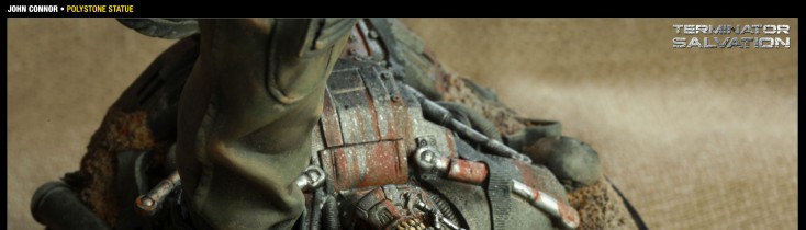 T-600 Statue Base for John Connor Polystone