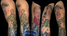 Terminator Sleeve Tattoo