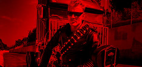 Dolph Lundgren as the T-800 on Reelz Channel’s Race to the Scene