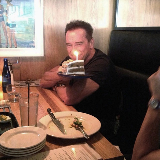 Arnold Schwarzenegger Birthday Cake