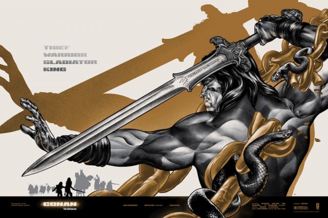 Comic Con Mondo Conan the Barbarian Poster