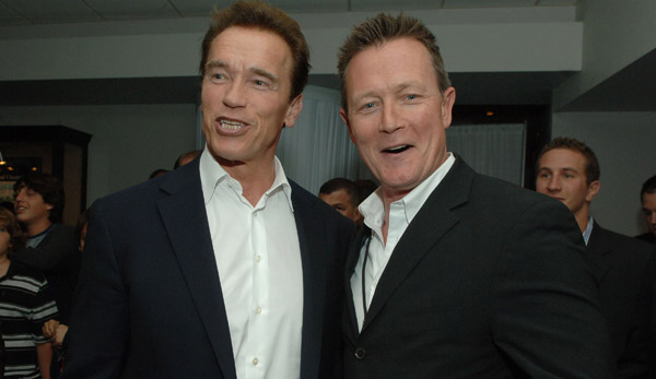 Robert Patrick with Arnold Schwarzenegger