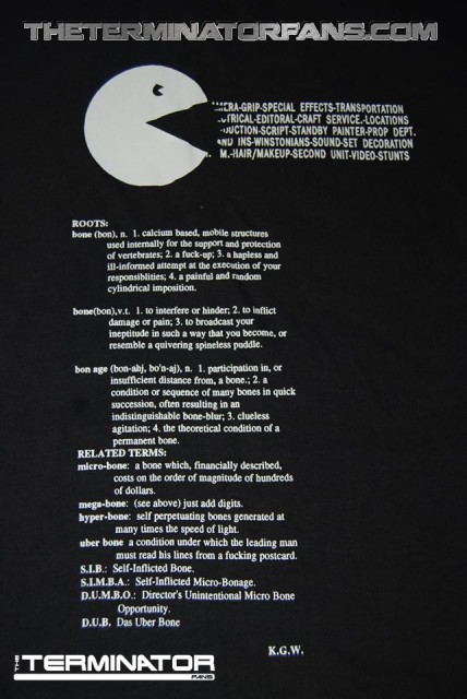 Terminator 2: Judgment Day Cast Crew T-Shirt