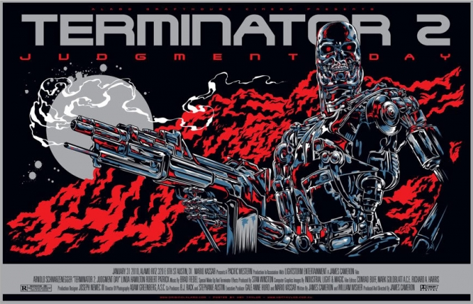 Ken Taylor Mondo Terminator 2 Poster