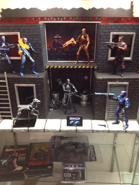 NECA RoboCop Vs Terminator Figure Display