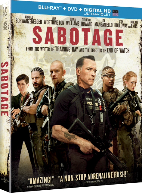 Sabotage Blu-Ray DVD Combo