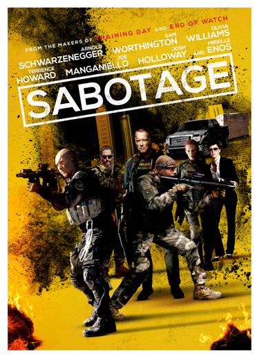 sabotage DVD Blu-Ray UK