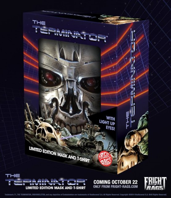 Fright Rags The Terminator Mask and T-Shirt