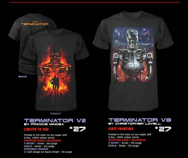 Fright Rags The Terminator T-Shirts