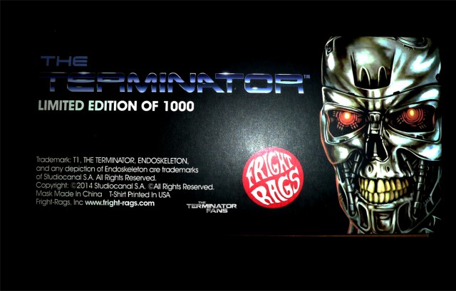 Fright Rags Terminator Mask Box Art