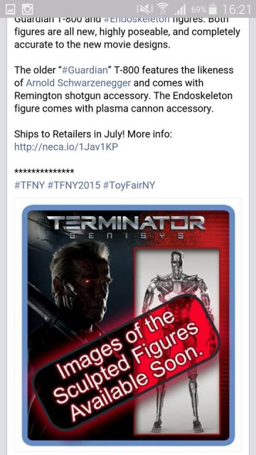 Terminator Genisys NECA Figures