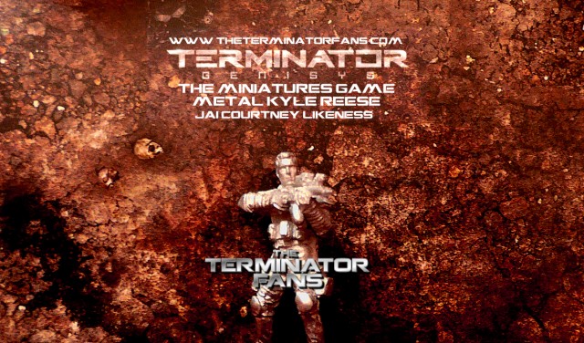 Jai Courtney Terminator Genisys Miniature Metal Model Kyle
