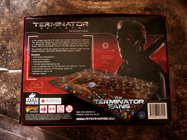 Terminator Genisys The Miniatures Game Back