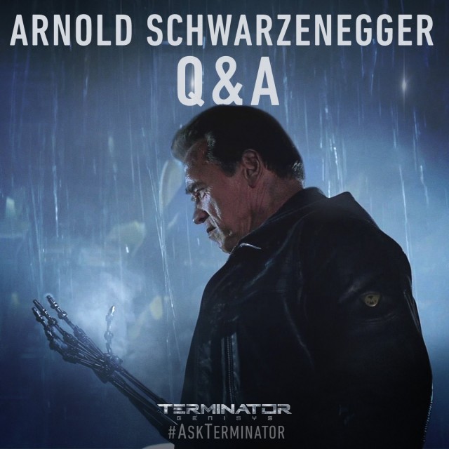 Arnold Schwarzenegger Terminator Genisys Q and A