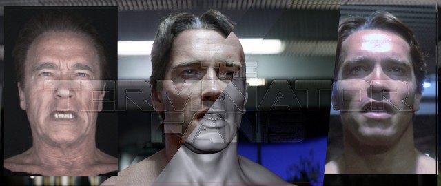 Arnold Schwarzenegger Terminator Genisys CGI T-800