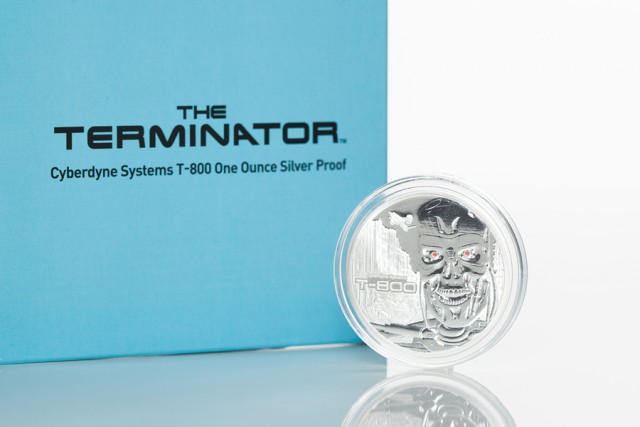 The Terminator Coin Collectible Stardust Silver