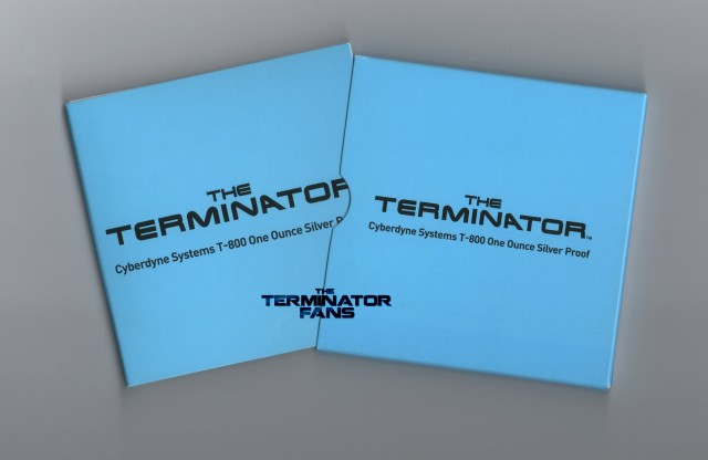 Stardust Silver The Terminator Coin Packaging