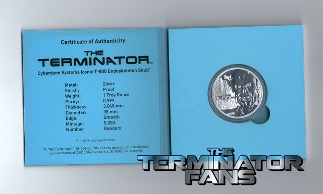 The Terminator Coin Inside