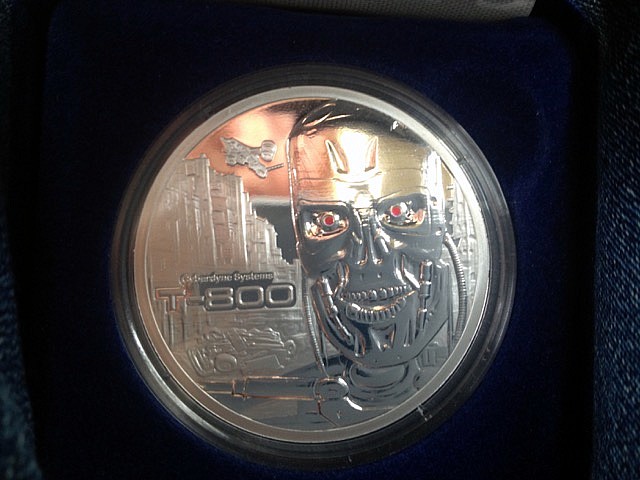 Terminator Silver Coin
