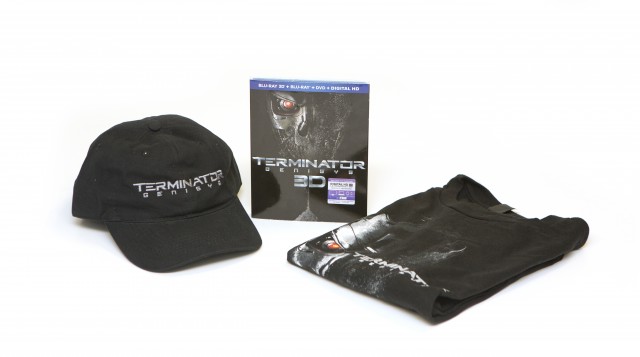 Terminator Genisys Cap T and Blu-Ray