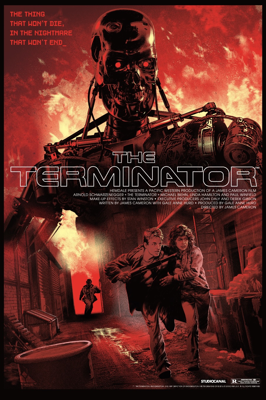 DaVinci The Terminator T-800 Edition Print by Stan and Vince