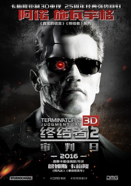 Terminator 2 3D Asia China Poster