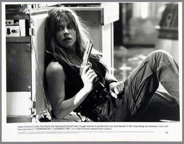 Linda Hamilton is Sarah Connor