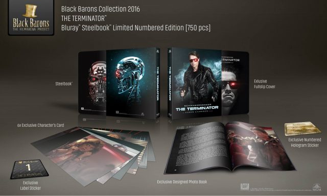 The Terminator Black Barons Collection Slip Cover 2016 Steelbook