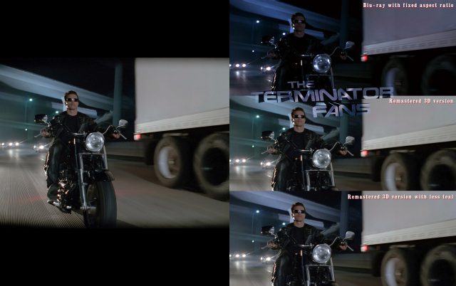 Terminator 2 T2 3D Comparison Highway T-800