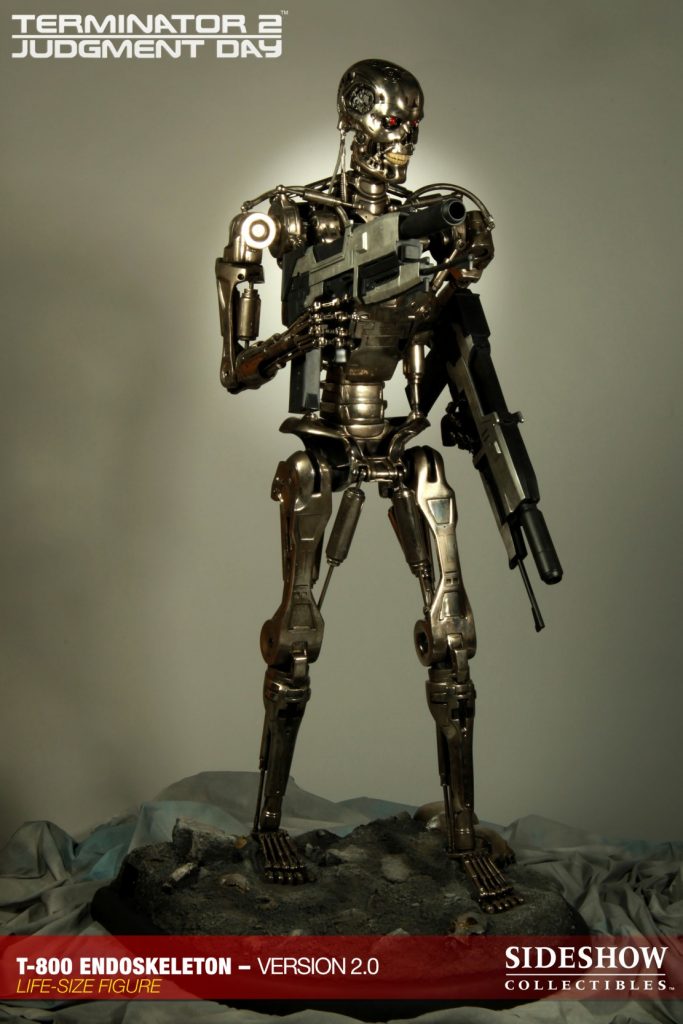 Life Size Terminator Statue