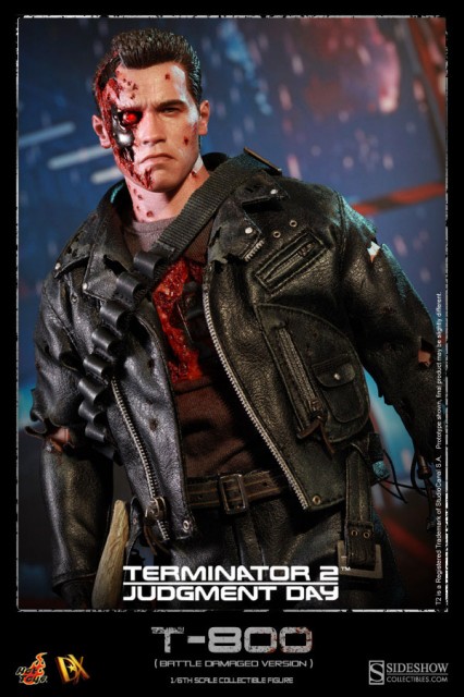 Hot Toys Battle Damaged T-800 Figure