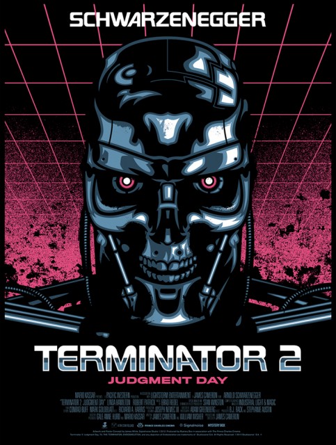 Terminator 2 Signalnoise Poster