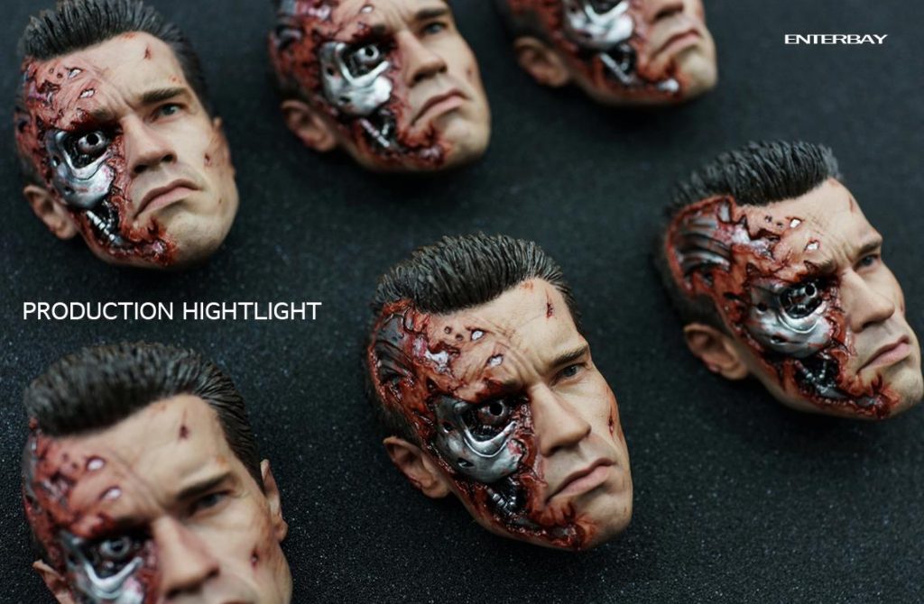 T-800 Head Sculpts by ENTERBAY