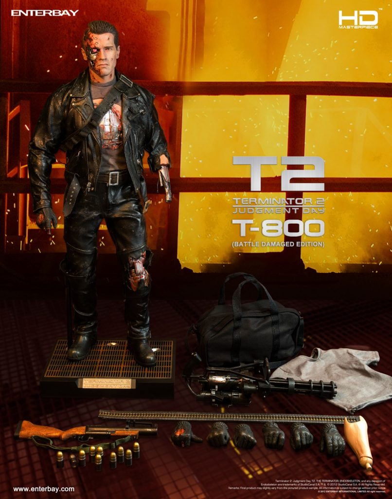 T-800 Battle Damaged figure with accessories