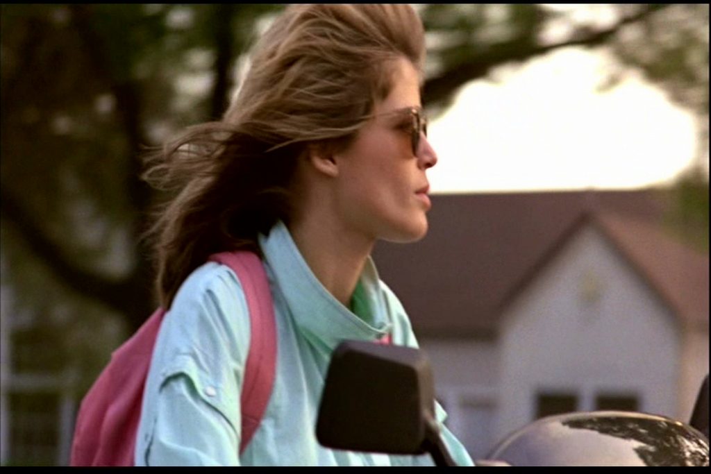 Sarah Connor on Bike