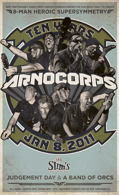 Slims San Francisco Arnocorps Judgement Day Band of Orcs
