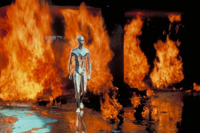 T-1000 walks through fire