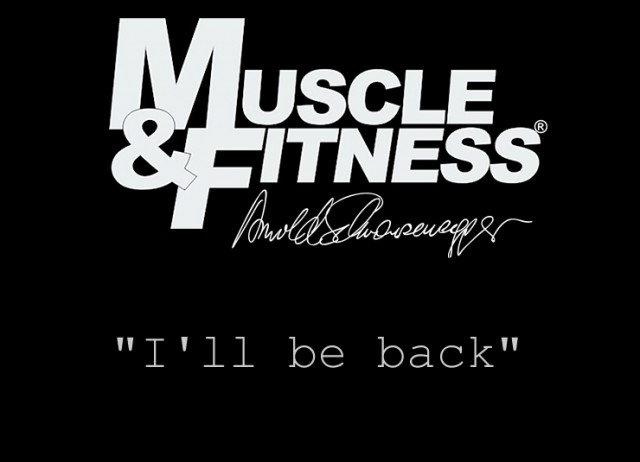 Muscle and Fitness Magazine Schwarzenegger