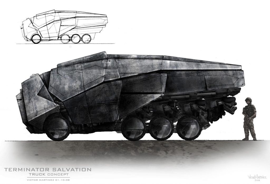 Vehicle Concept Art Terminator Salvation