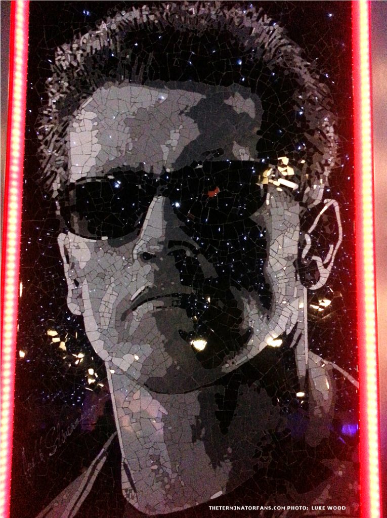 T-800 T2 Mosaic Terminator Arnold Art