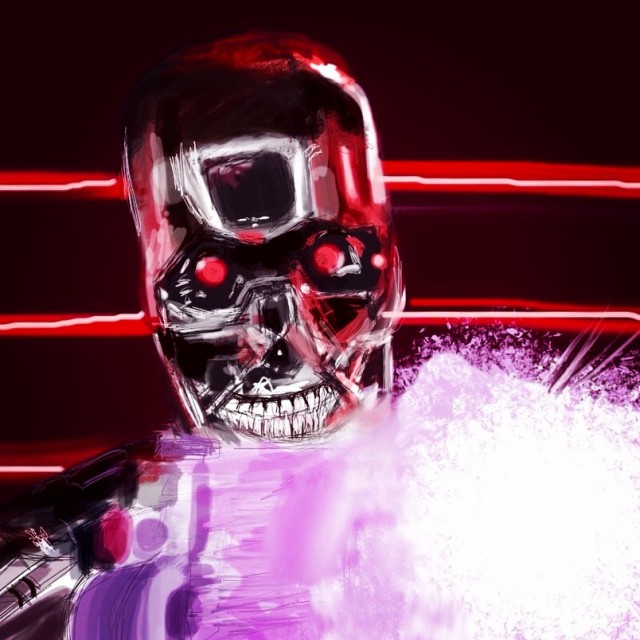 Neil Brady Endoskeleton Fan Art