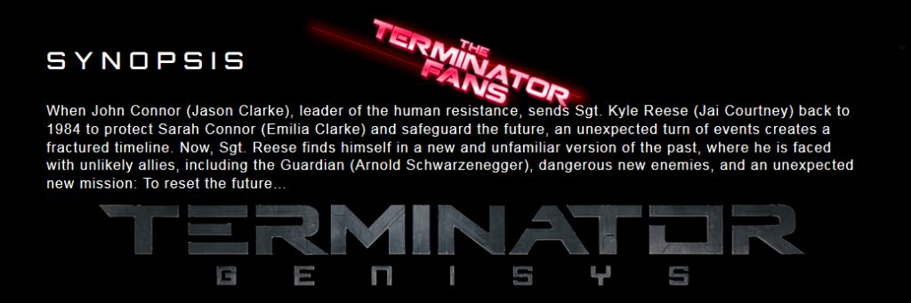 Terminator Genisys Synopsis