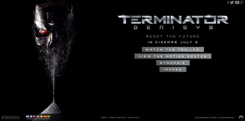 Terminator Genisys Official UK Website
