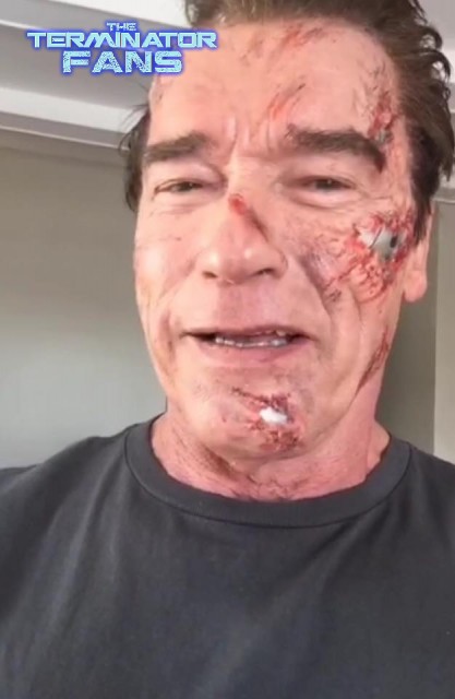 Terminator Genisys Arnold Battle Damage Make-Up