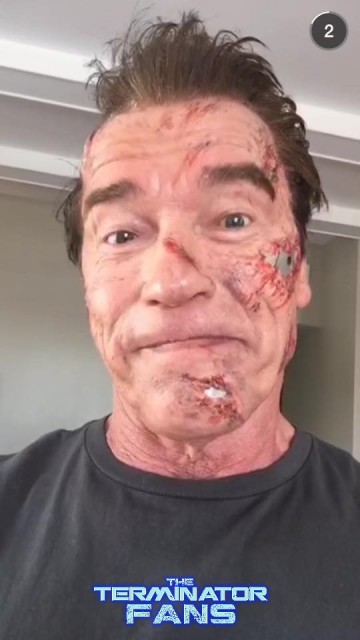 Terminator Genisys Arnold Battle Damage Make-Up