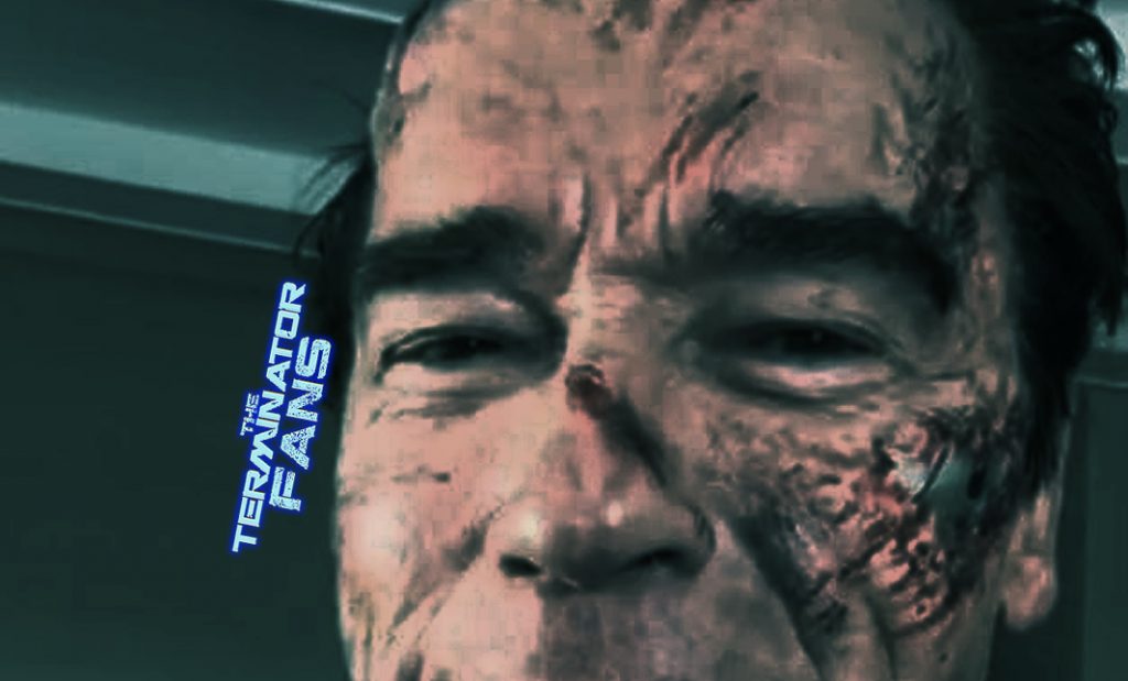 Arnold Schwarzenegger Battle Damage Terminator Genisys