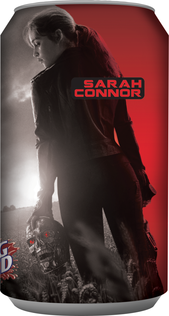 Sarah Connor Big Red Terminator Genisys Can