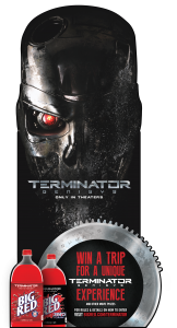 Standee Terminator Genisys T-800 Big Red Skull