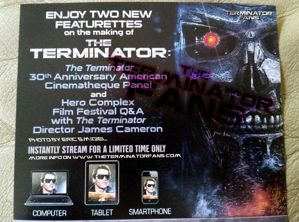 The Terminator Blu Ray Unlocks