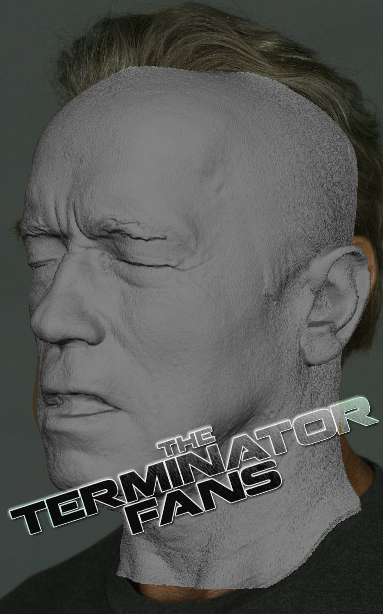 Arnold 3D Scan Terminator Genisys Face Scan